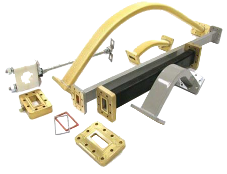 COLLECTION OF RECTANGULAR WAVEGUIDE PARTS